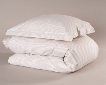 Grand Design - Nantucket Sand/White Bäddset Enkel